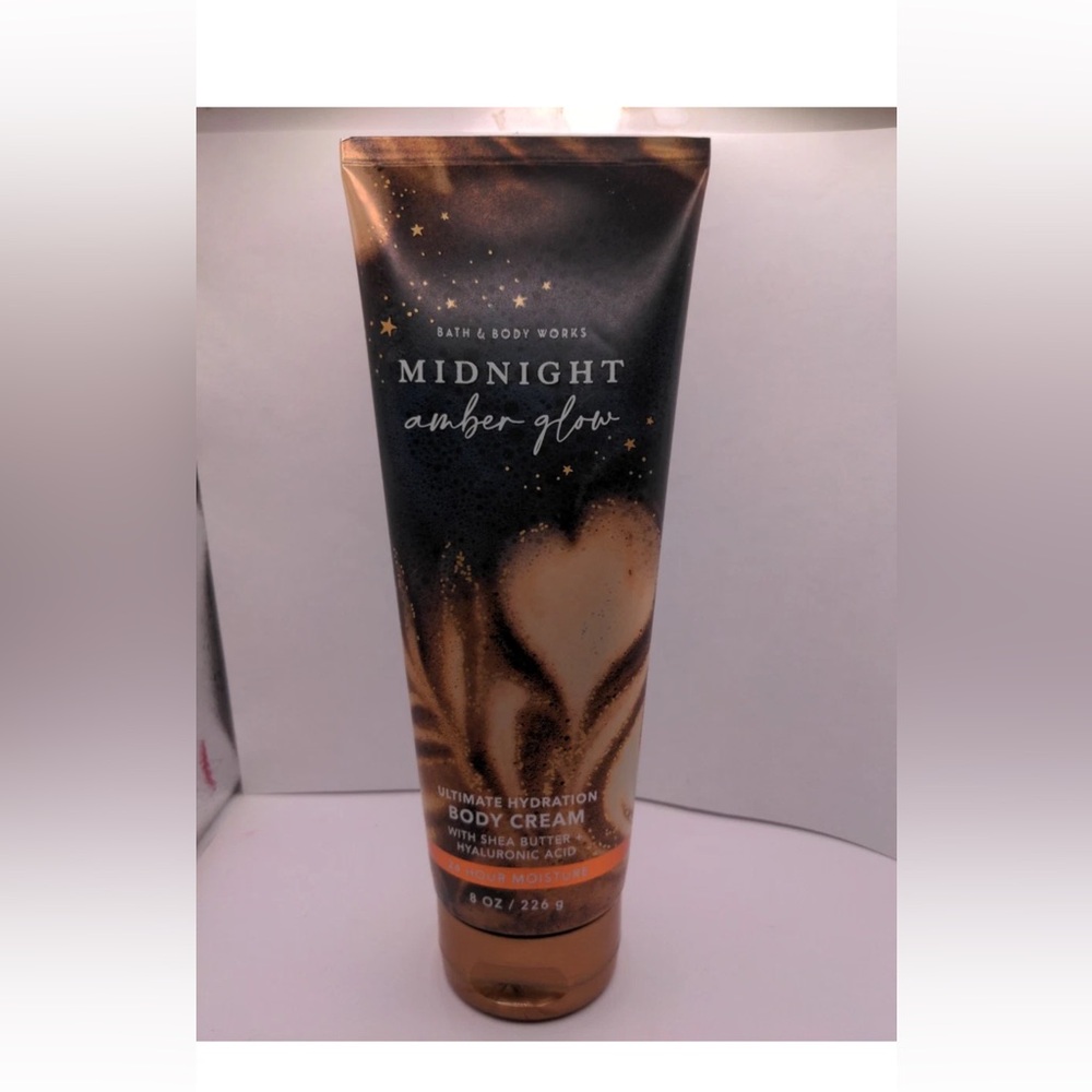 NEW Midnight Amber Glow 8 oz Ultimate Hydration Body Cream Bath & Body Works